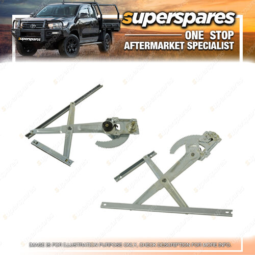 Right & Left Front Manual Window Regulator for Toyota Hiace RZH 11/1989-02/2005