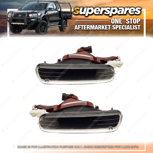 Right & Left Hand Side Fog Lights for BMW 3 Series E46 09/1998-10/2001