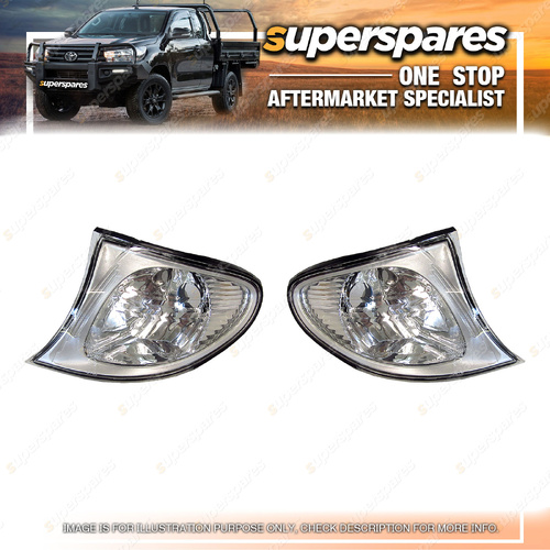 Right & Left Hand Side Corner Lights for BMW 3 Series E46 11/2001-02/2005