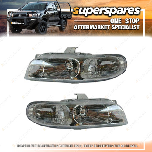 Right & Left Hand Side Headlights for Daewoo Nubira J100 07/1997-10/1999