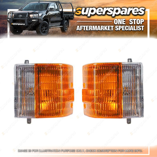 Right & Left Hand Side Corner Lights for Ford EconoVan 05/1984-06/1990