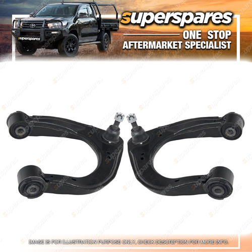 Front Upper Control Arms R & L for Ford Everest UA Ball Joint to Bush 225mm