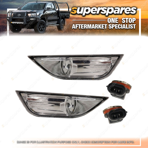 Right & Left Hand Side Fog Lights for Ford Mondeo MC 07/2010-12/2014