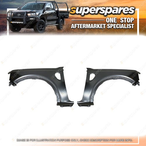 Pair of Right & Left Hand Side Guards for Ford Ranger PY 05/2022-On