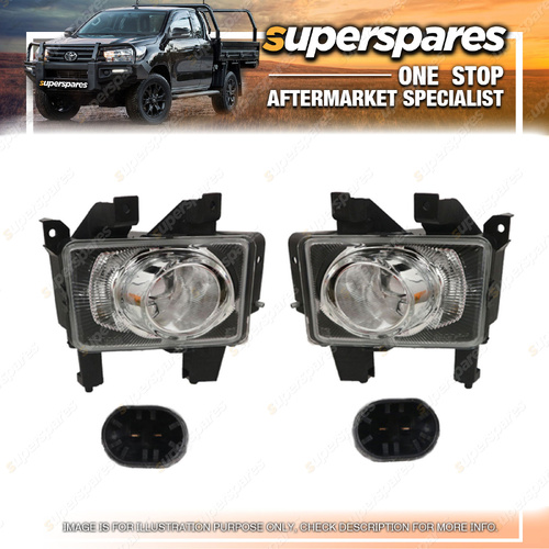 Right & Left Hand Side Fog Lights for Holden Astra AH 11/2006-03/2010