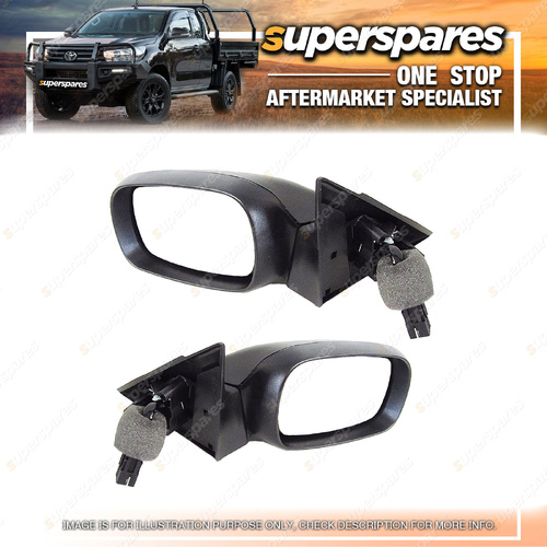 Right & Left Hand Side Door Mirrors for Holden Astra TR 08/1996-08/1998