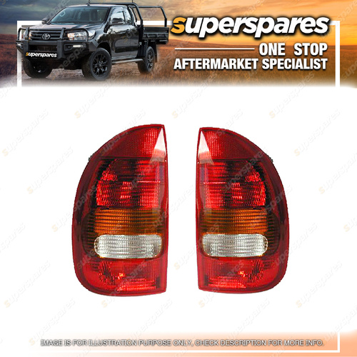 Right & Left Hand Side Tail Lights for Holden Barina SB 04/1994-03/2001