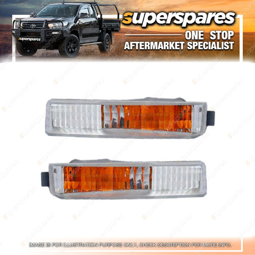 Right & Left Hand Side Front Bar Blinkers for Honda Accord CB 11/1989-10/1991