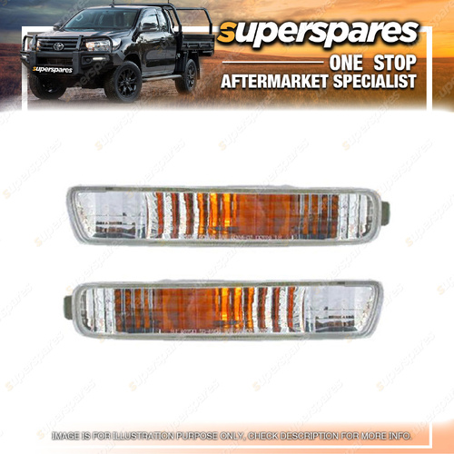 Right & Left Hand Side Front Bar Blinkers for Honda Accord CD 10/1993-10/1995