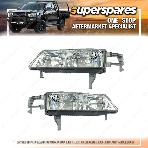 Right & Left Hand Side Headlights for Honda Accord CD 11/1995-11/1997