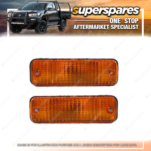 Right & Left Hand Side Front Bar Blinkers for Honda Accord SY 01/1982-12/1983