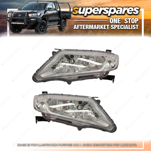 Pair of Right & Left Hand Side Headlights for Honda City GM 04/2014-2020