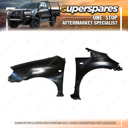 Pair of Right & Left Hand Side Guards for Honda Jazz GE 04/2011-06/2014