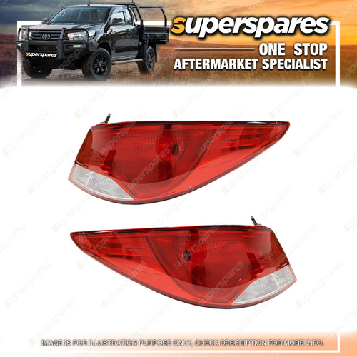 Right & Left Hand Side Tail Lights for Hyundai Accent RB 10/2014-2019