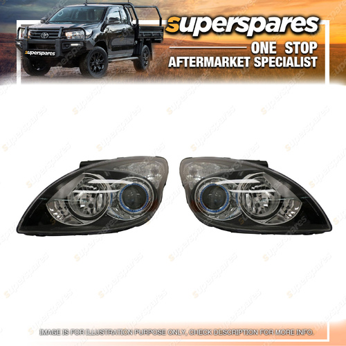Right & Left Hand Side Headlights for Hyundai i30 FD 07/2009-04/2012