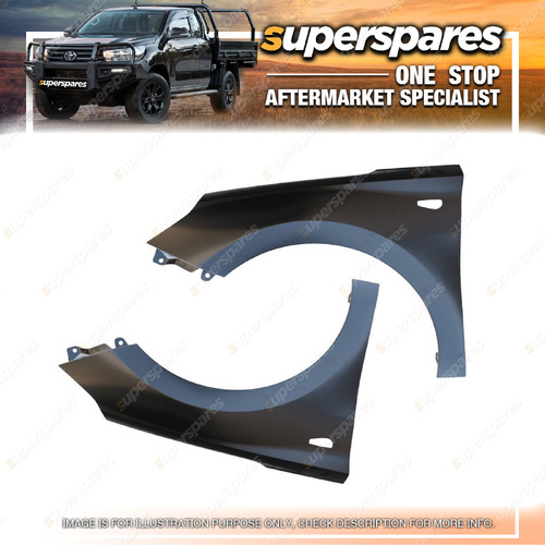 Pair of Right & Left Guards for Hyundai i30 PD 03/2017-2023 With Blinker Hole