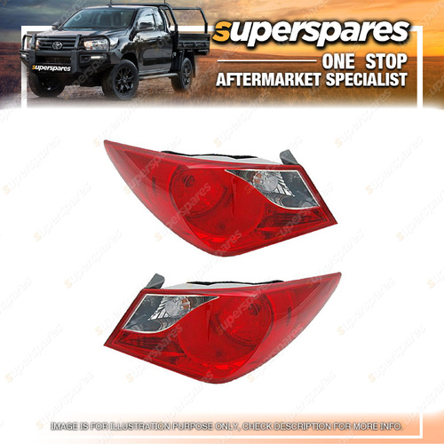 Right & Left Hand Side Outer Tail Lights for Hyundai i45 YF 05/2010-2012