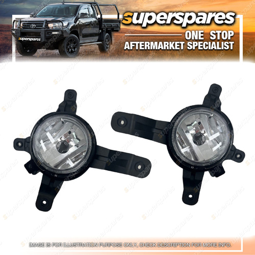 Right & Left Hand Side Fog Lights for Hyundai ix35 LM 01/2013-2015