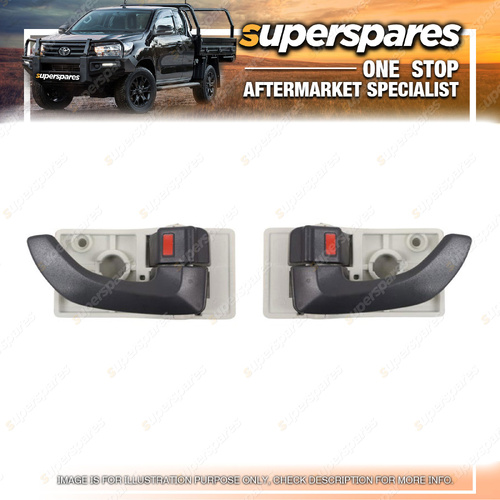 Right & Left Rear Inner Door Handles for Hyundai Tucson JM 08/2004-2010