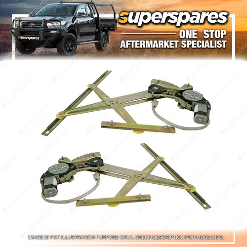 Right & Left Front Window Regulators for Isuzu D-Max TFR 10/2008-06/2012
