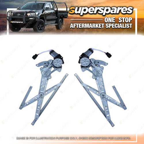 Right & Left Hand Side Front Window Regulators for Isuzu MU-X RF 11/2013-05/2021