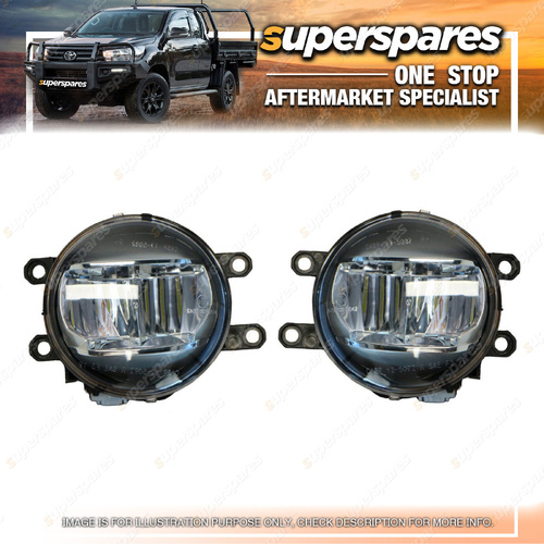 Pair of Right & Left Hand Side Fog Lights LED for Lexus CT ZWA10 03/2011-2021