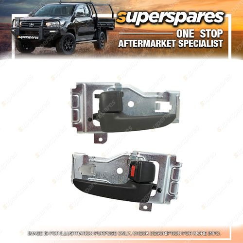 Right & Left Rear Inner Door Handles for Mazda BT-50 UN 11/2006-09/2011