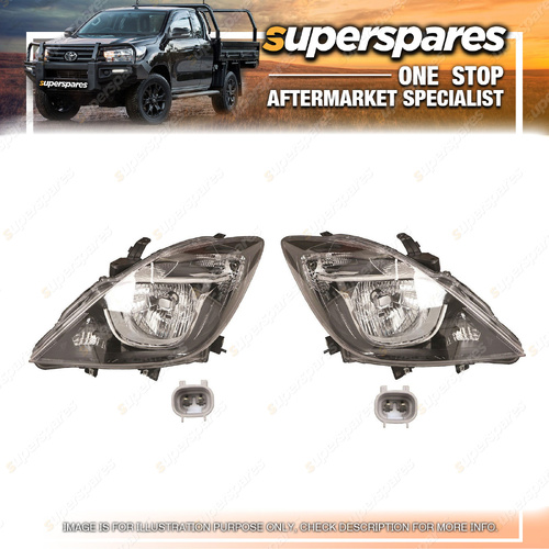Right & Left Hand Side Headlights for Mazda BT-50 UR 09/2015-05/2020