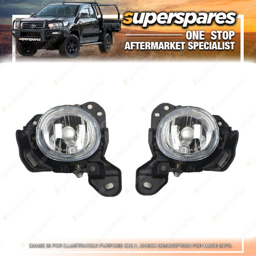 Right & Left Hand Side Fog Lights for Mazda CX-5 KE 02/2012-10/2014