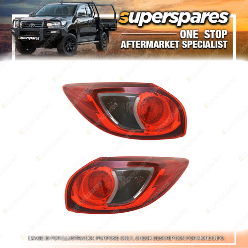 Right & Left Hand Side Outer Tail Lights for Mazda CX-5 KE 02/2012-10/2014