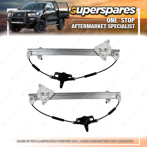 Right & Left Front Window Regulators for Mazda CX-5 KF 2017-On No Motor