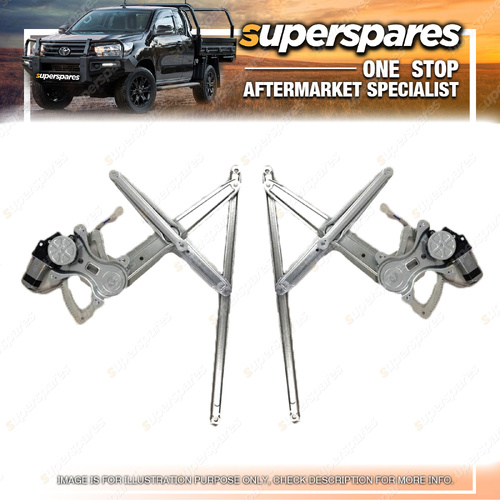 Right & Left Window Regulators And Motor for Mitsubishi Colt RG RZ 08/2004-2012