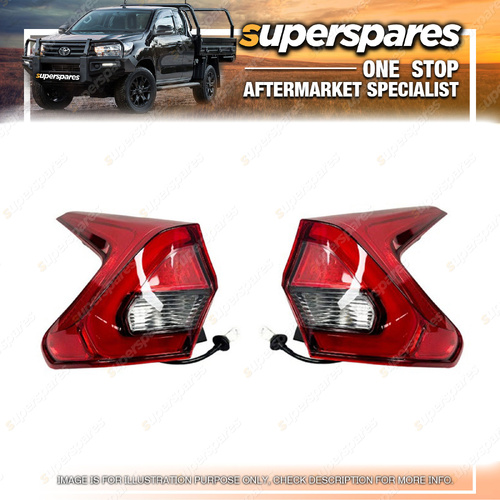 Right & Left Outer Tail Lights for Mitsubishi Eclipse Cross YA 11/2017-09/2020