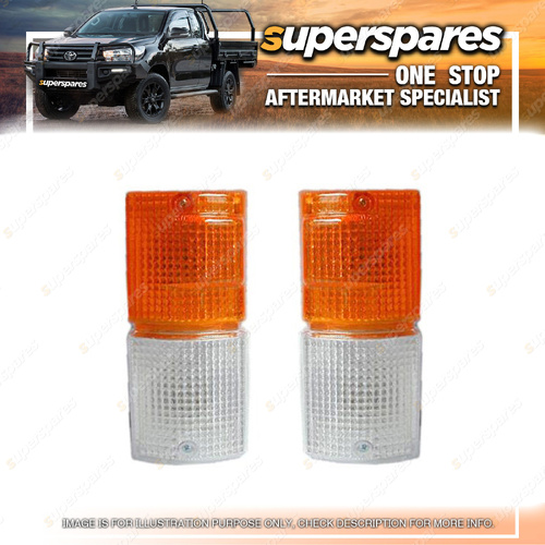 Right & Left Hand Side Corner Lights for Mitsubishi Express SA SB 1980-1981