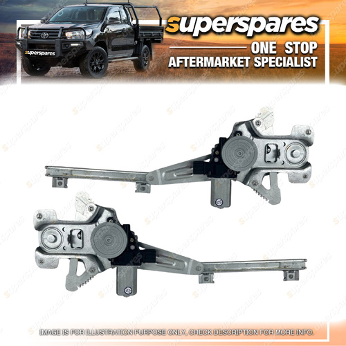 Right & Left Rear Window Regulators for Mitsubishi Outlander ZG ZH 2006-2012