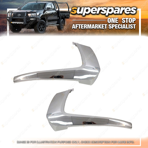 Right & Left Hand Side Front Bar Moulds for Mitsubishi Outlander ZK ZL 15-21