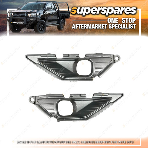 Right & Left Hand Side Fog Light Covers for Mitsubishi Outlander ZM 08/2021-On