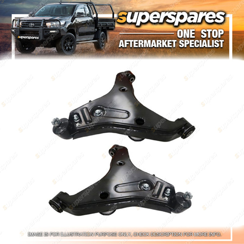 Front Lower Control Arms Right & Left for Mitsubishi Triton MQ 01/2015-10/2018