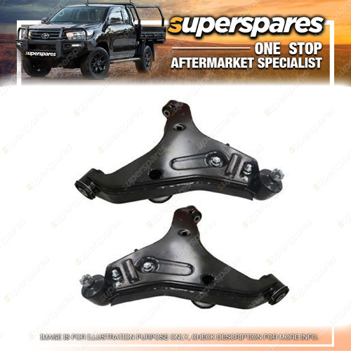 Front Lower Control Arms Right & Left for Mitsubishi Triton MR 11/2018-11/2023