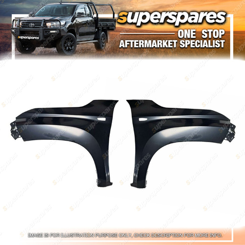 Pair of Right & Left Hand Side Guards for Mitsubishi Triton MR 11/2018-On