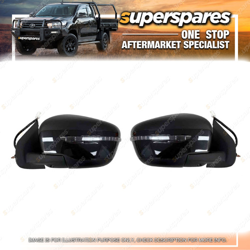 Right & Left Hand Side Door Mirrors for Nissan Navara D23 05/2015-On