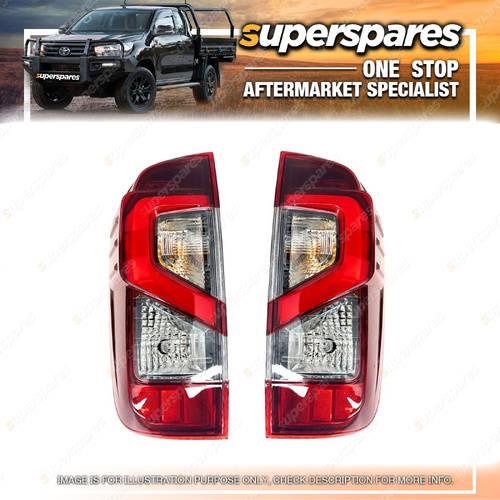 Right & Left Hand Side Tail Lights for Nissan Navara D23 12/2020-On