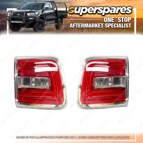 Right & Left Hand Side Inner Tail Lights for Nissan Patrol Y62 12/2012-07/2019