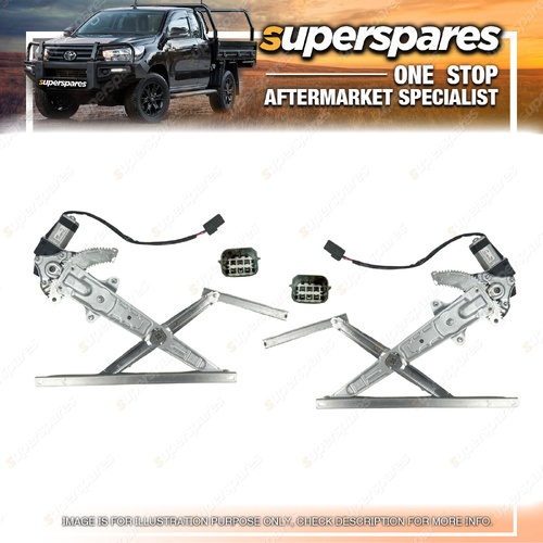 Right & Left Rear Window Regulators for Nissan Pulsar C12 03/2013-04/2016