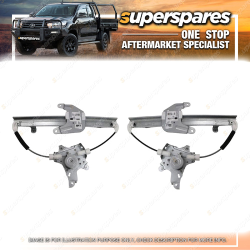 Right & Left Rear Window Regulators for Nissan X-Trail T31 09/2007-02/2014