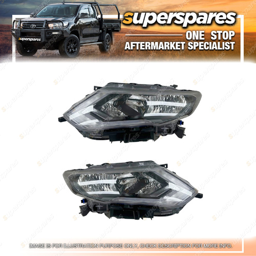 Right & Left Hand Side Headlights for Nissan X-Trail T32 02/2017-07/2022