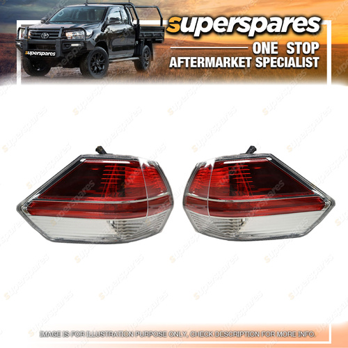 Right & Left Hand Side Outer Tail Lights for Nissan X-Trail T32 03/2014-01/2017