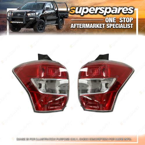 Right & Left Hand Side Tail Lights for Subaru Forester SJ 01/2013-01/2016