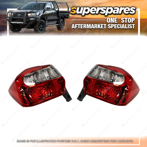 Right & Left Hand Side Tail Lights for Subaru XV G4X 01/2012-11/2015