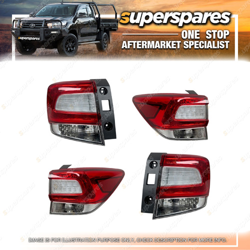 Right & Left Hand Side Outer Tail Lights for Subaru XV G5X 05/2017-2022